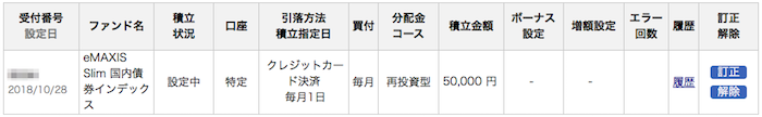 楽天カードのポイント目当ての投信積立設定